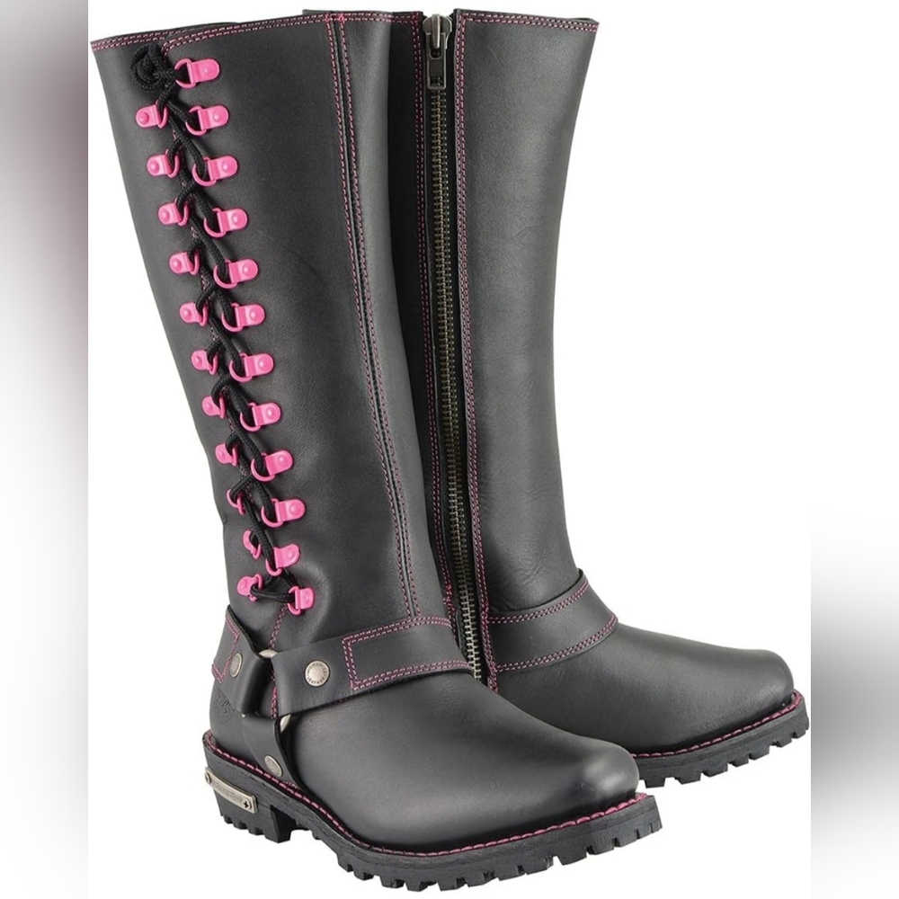 Milwaukee Motorcycle Style Knee High Boots - Brand New in Box - Picture 4 of 15